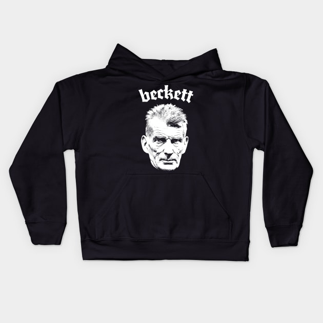 Samuel Beckett - Irish Poetry/Playwright Gift Kids Hoodie by feck!